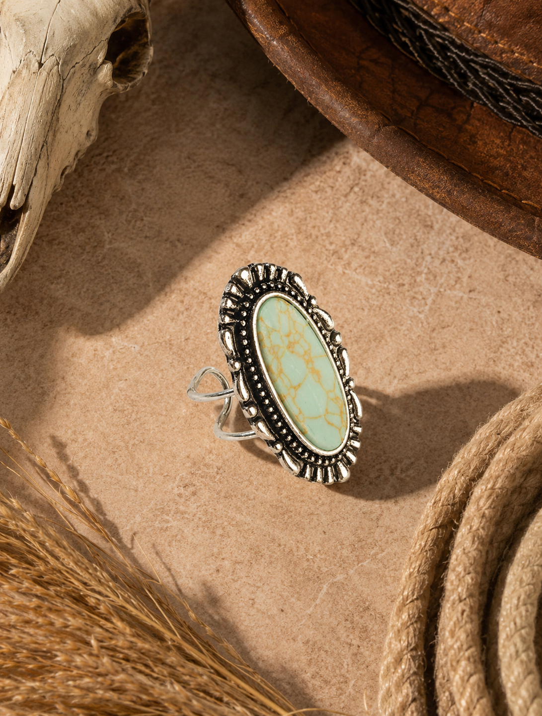 Spirit Halo Turquoise Ring