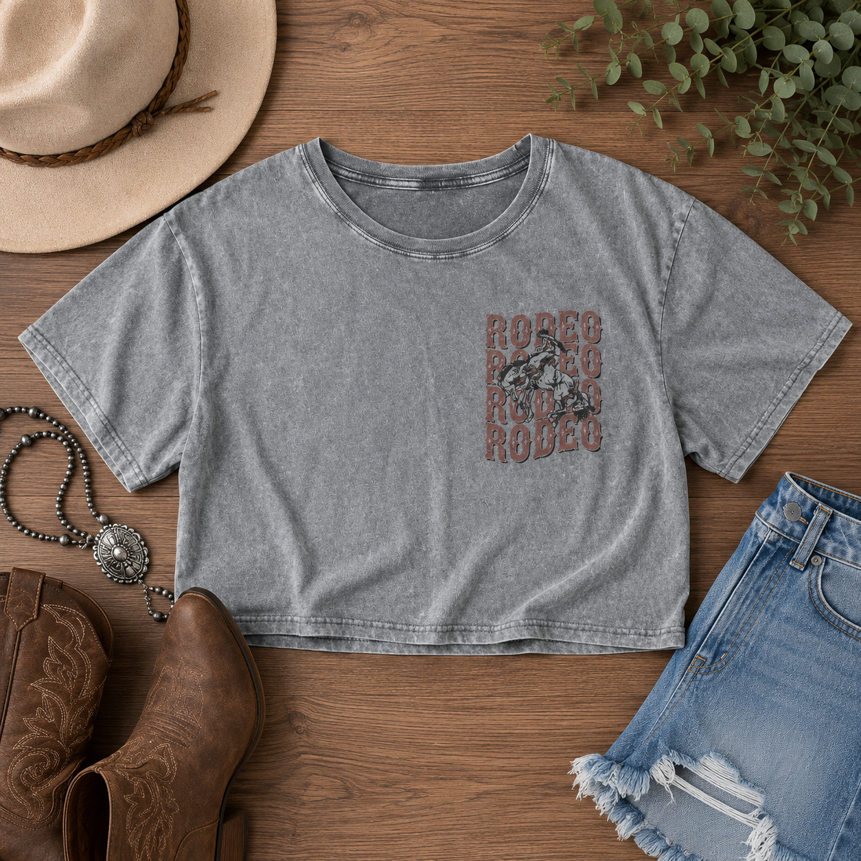 Desert Rodeo Cropped Tee