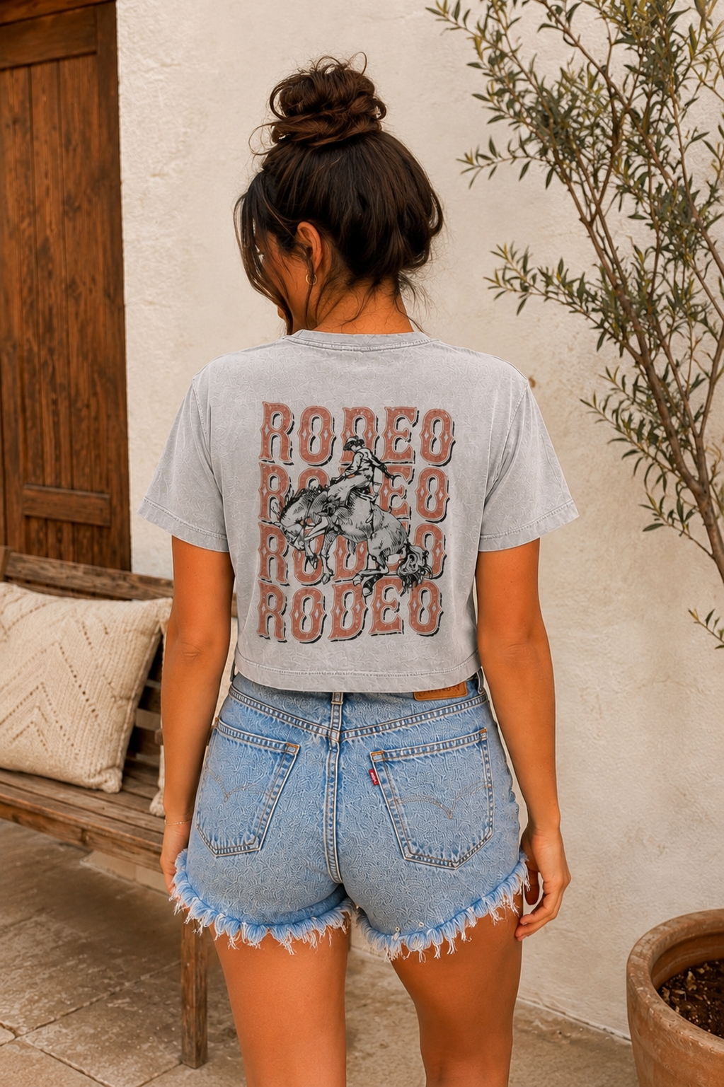 Desert Rodeo Cropped Tee